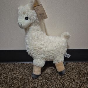 The Bear Factory Lama White Plush Stuffed Animal Toy 12” 2001 Rare NEW WITH TAGS